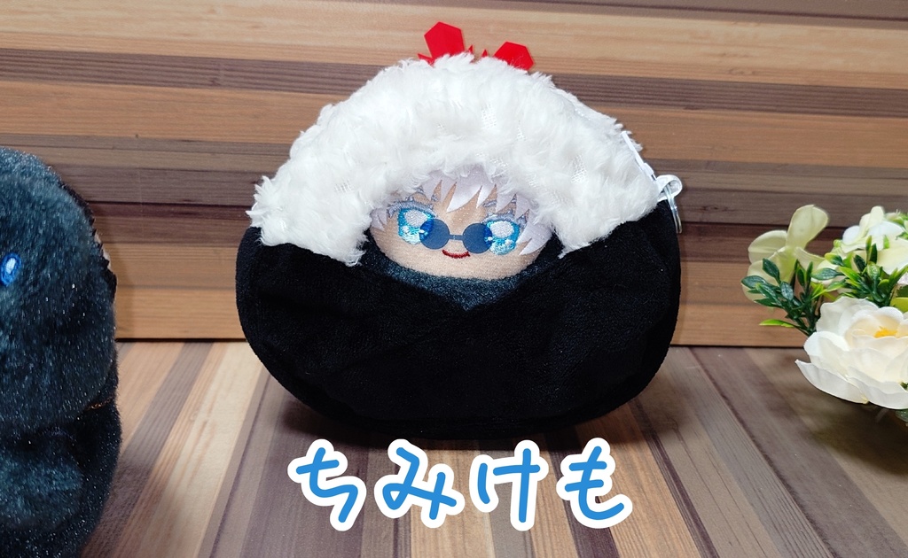 F-05】ビニル窓付き海苔包みおにぎりポーチ/天むす