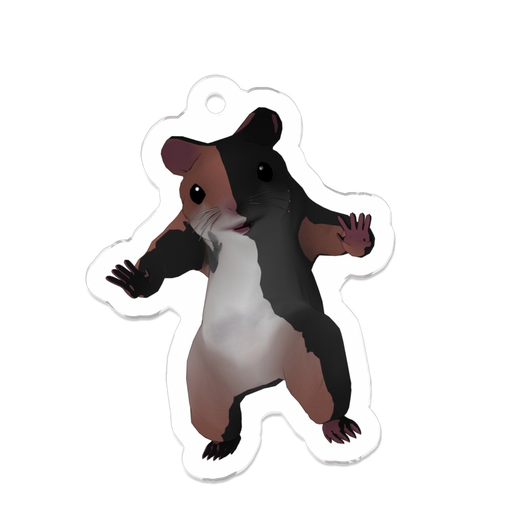 『リアルに届く』VRハムスターのアクリルキーホルダー