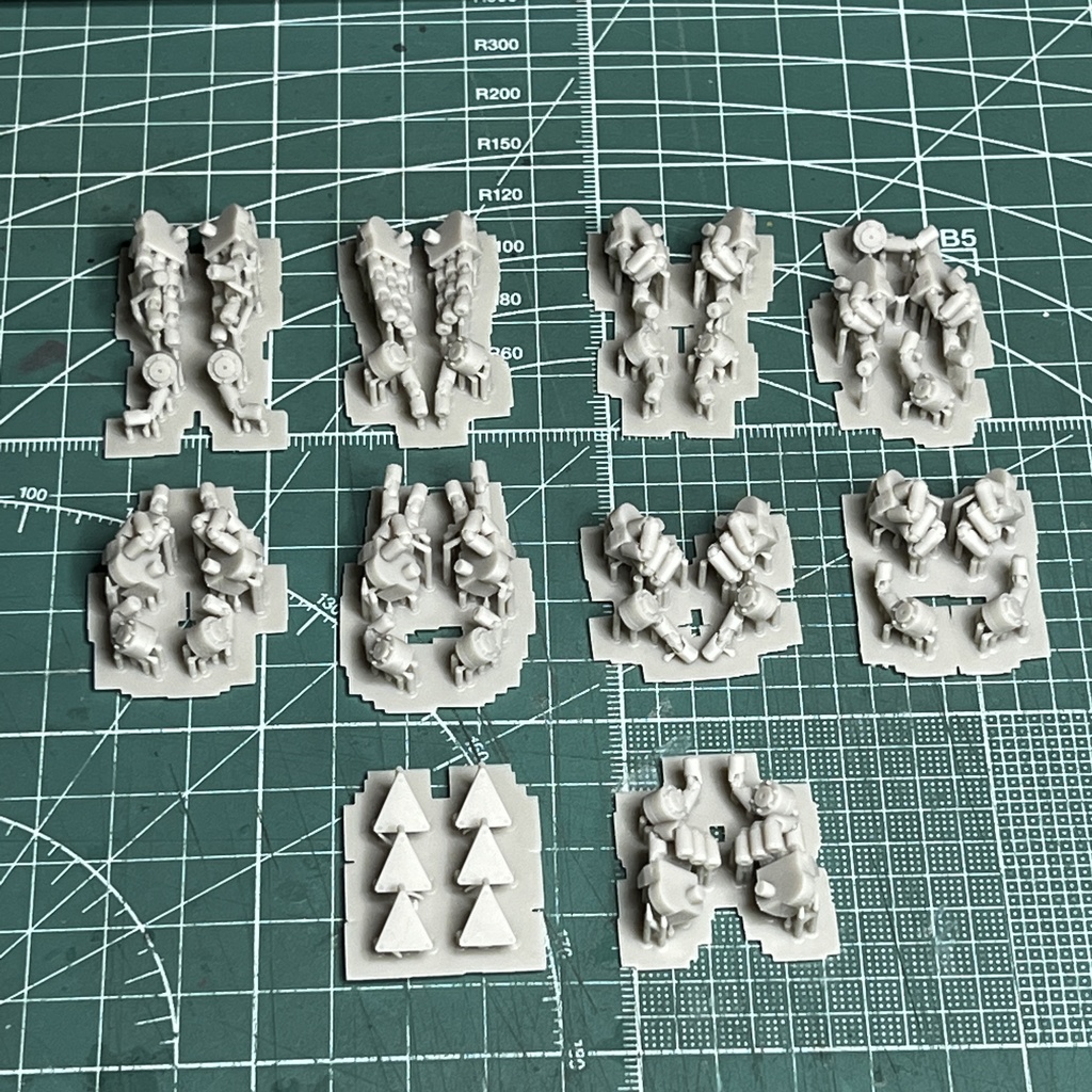 人型重機 ハンドパーツセット02(固定式A:1機分)