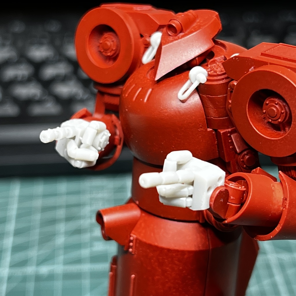 人型重機 ハンドパーツセット02(固定式A:1機分)