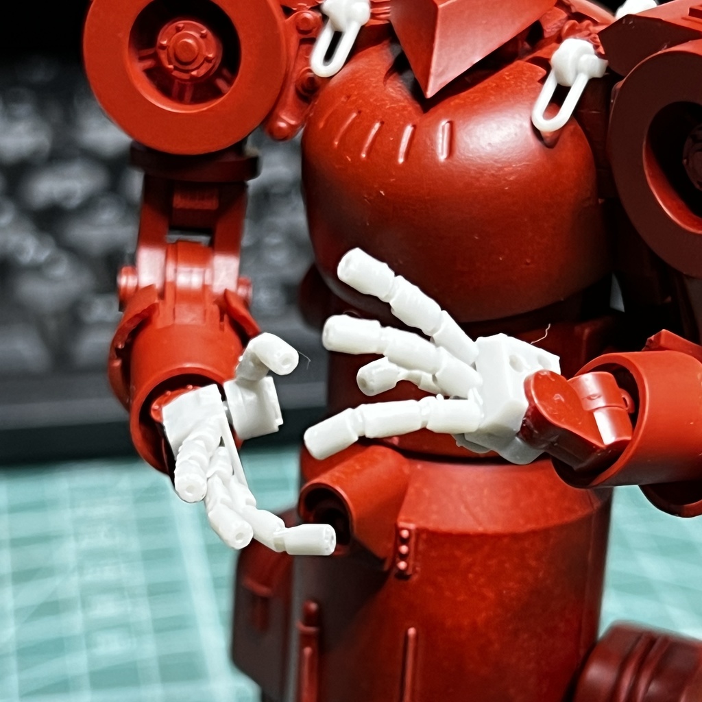 人型重機 ハンドパーツセット02(固定式A:1機分)