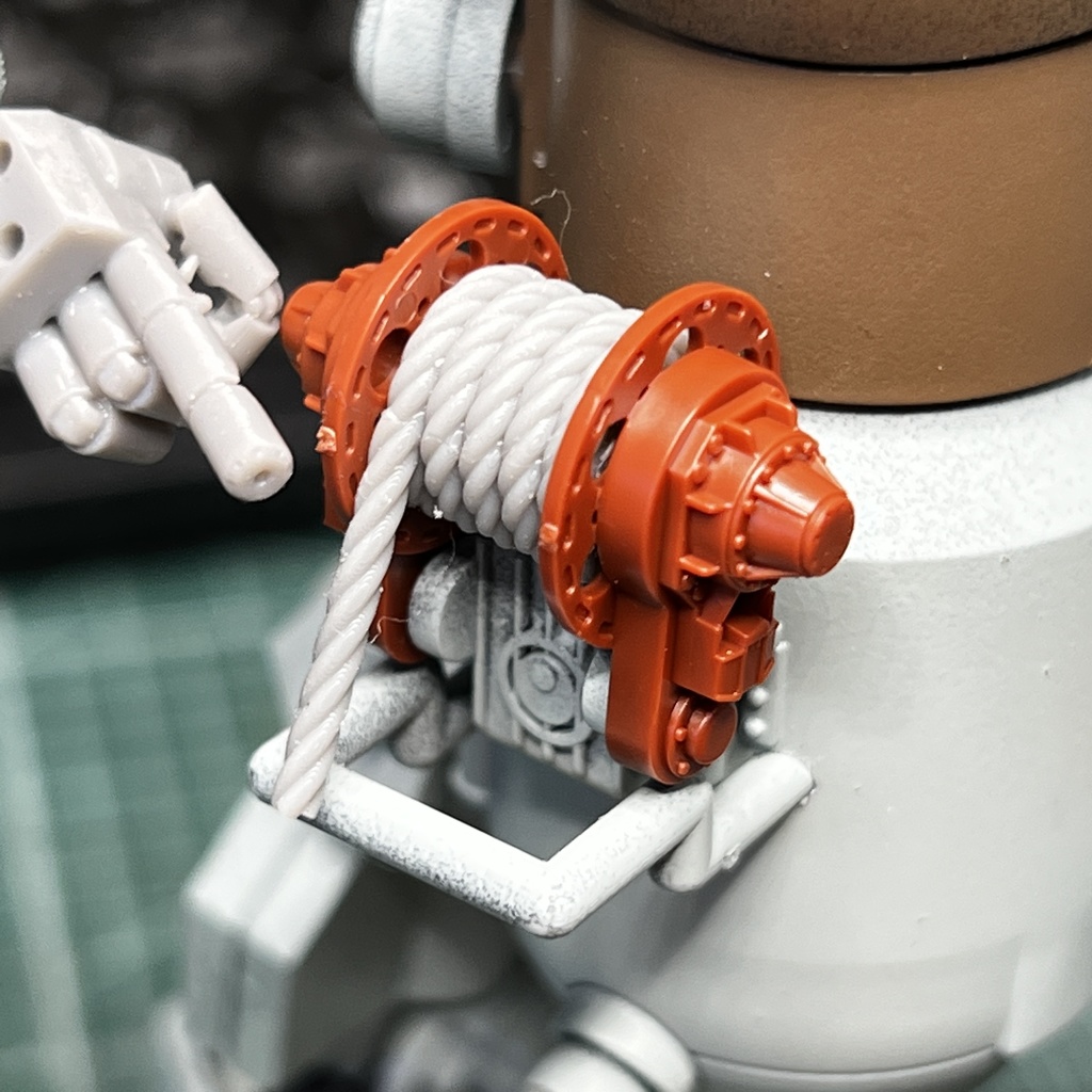 Ⅲ号人型重機 ウインチ用ワイヤーロープパーツ(2機分)