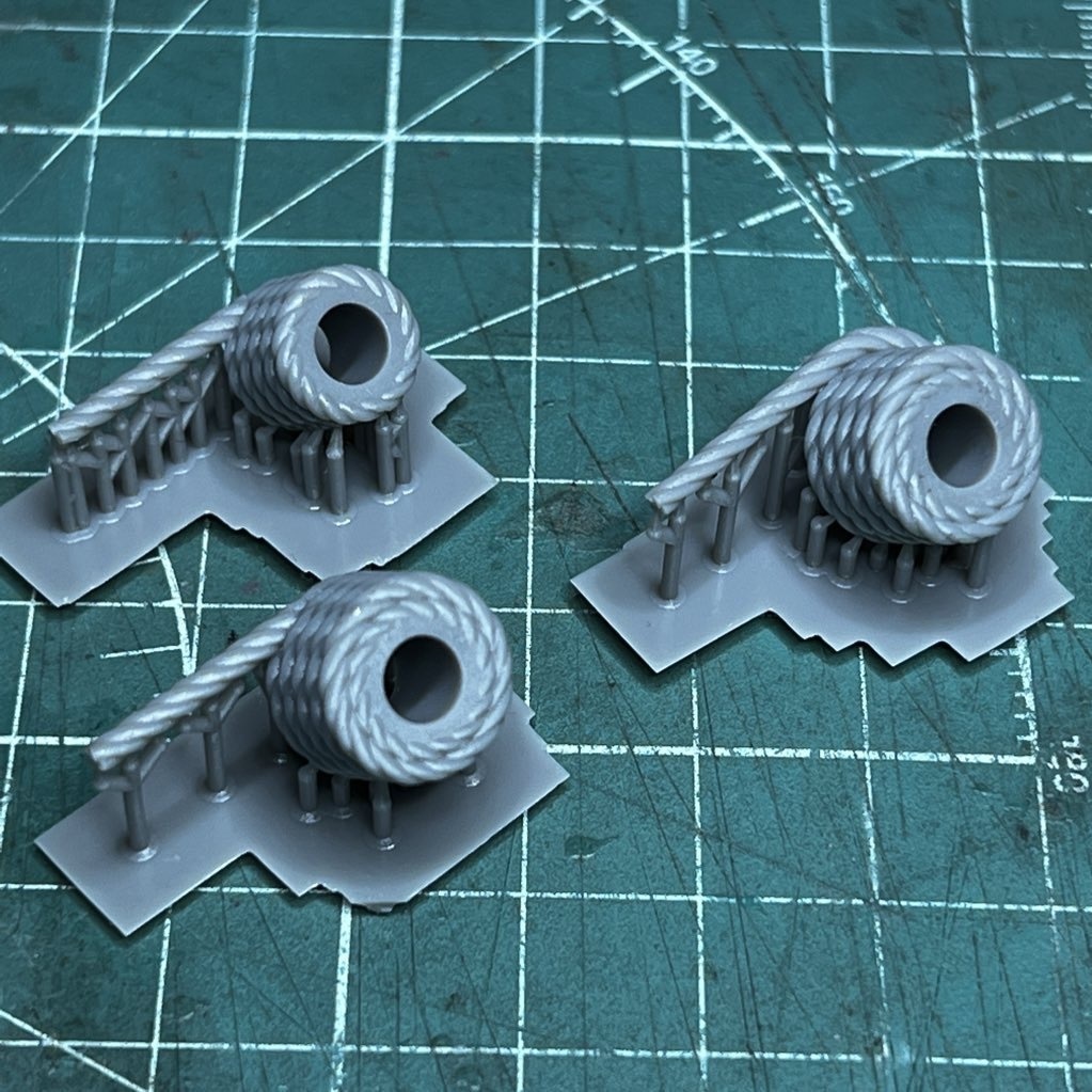 Ⅲ号人型重機 ウインチ用ワイヤーロープパーツ(2機分)