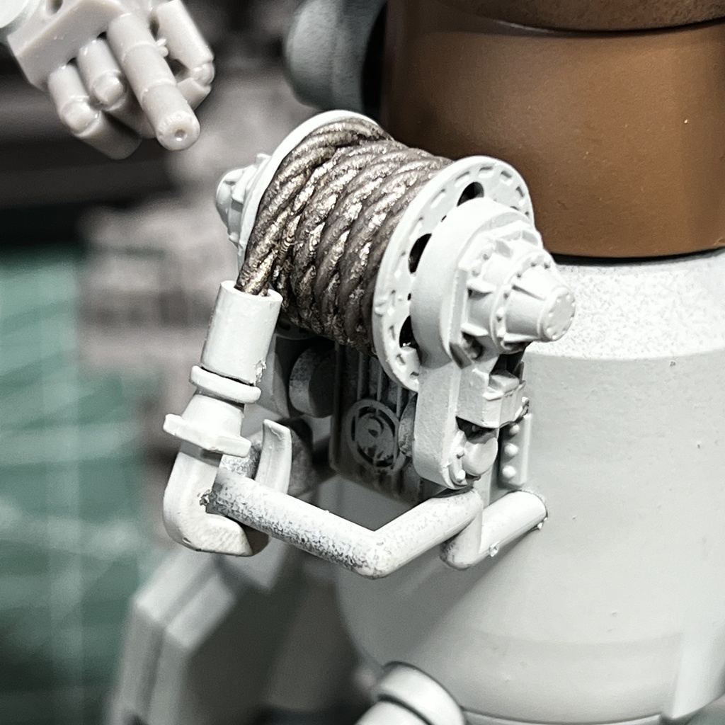 Ⅲ号人型重機 ウインチ用ワイヤーロープパーツ(2機分)