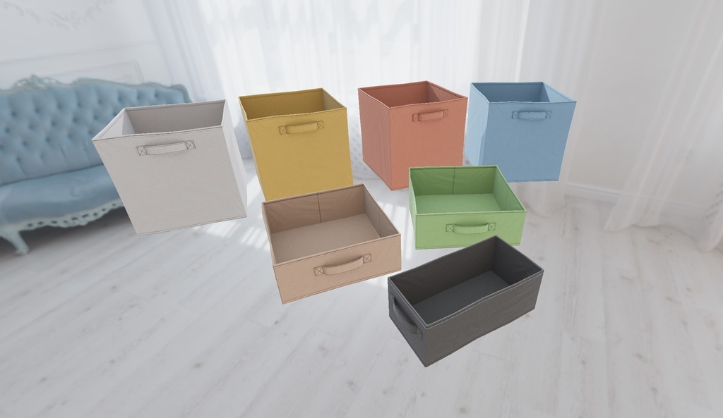 【VRChat】収納ボックス/Storage Boxes