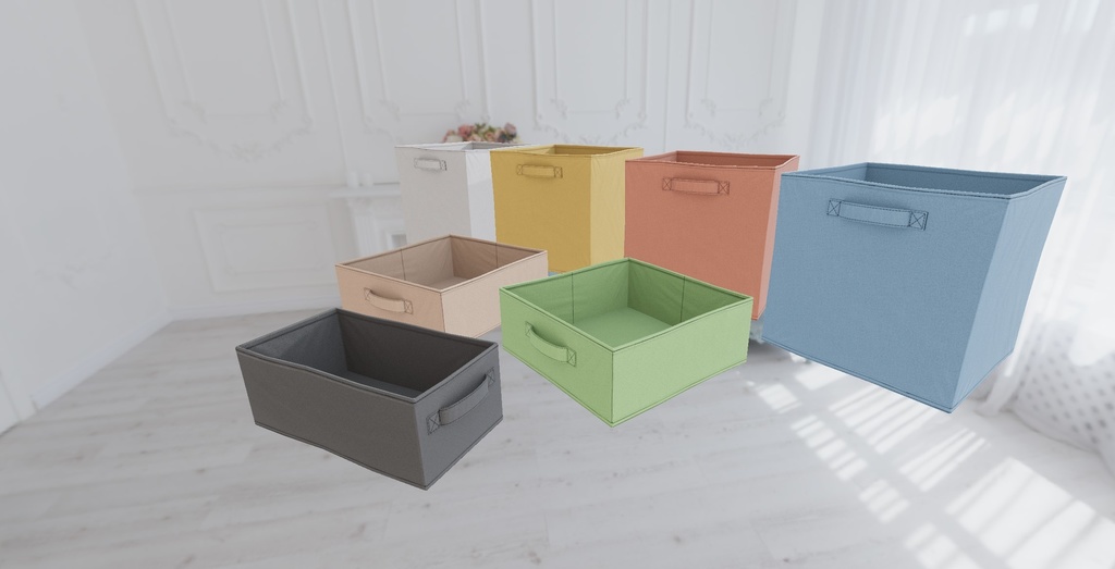 【VRChat】収納ボックス/Storage Boxes