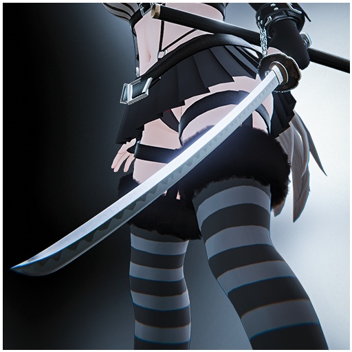 打ち刀黒狐/C Katana [VRChat] 