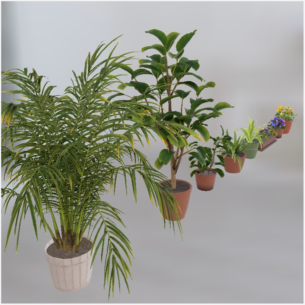 VRChat Foliage [8 Plants]