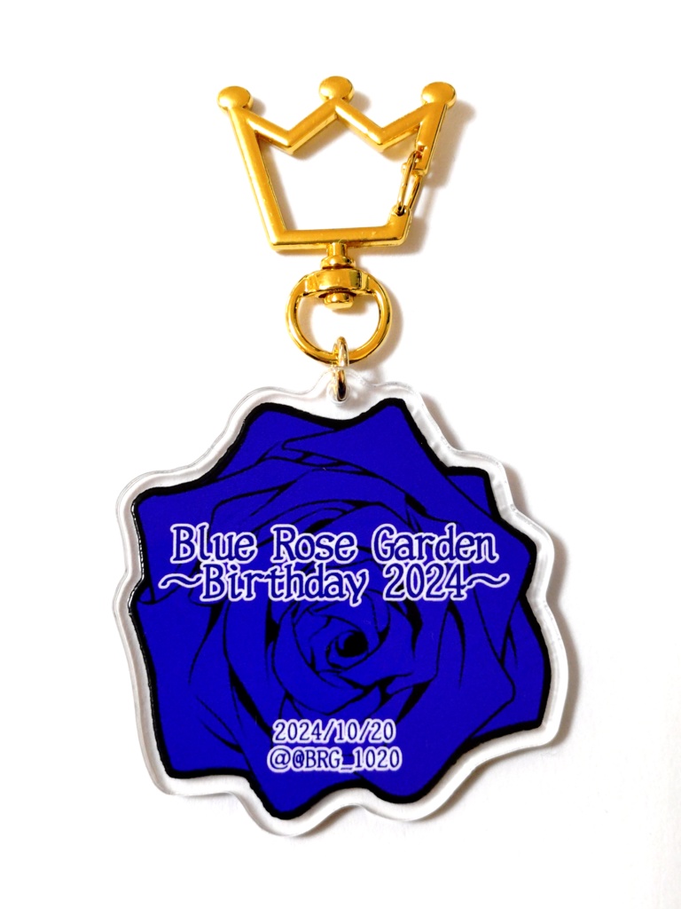 【aknkFA】ブルロガキービジュイラストアクキー