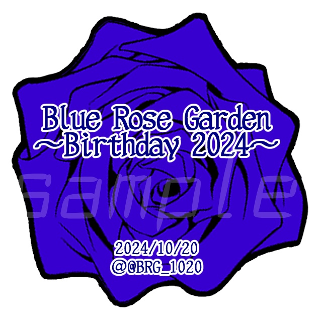 【aknkFA】ブルロガキービジュイラストアクキー