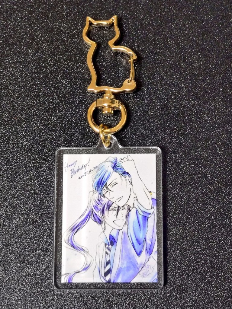 【aknkBL】ハウボス本表紙イラストアクキー