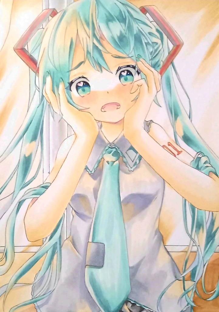 リクエストオーダー 手描きイラスト アナログイラスト コピック