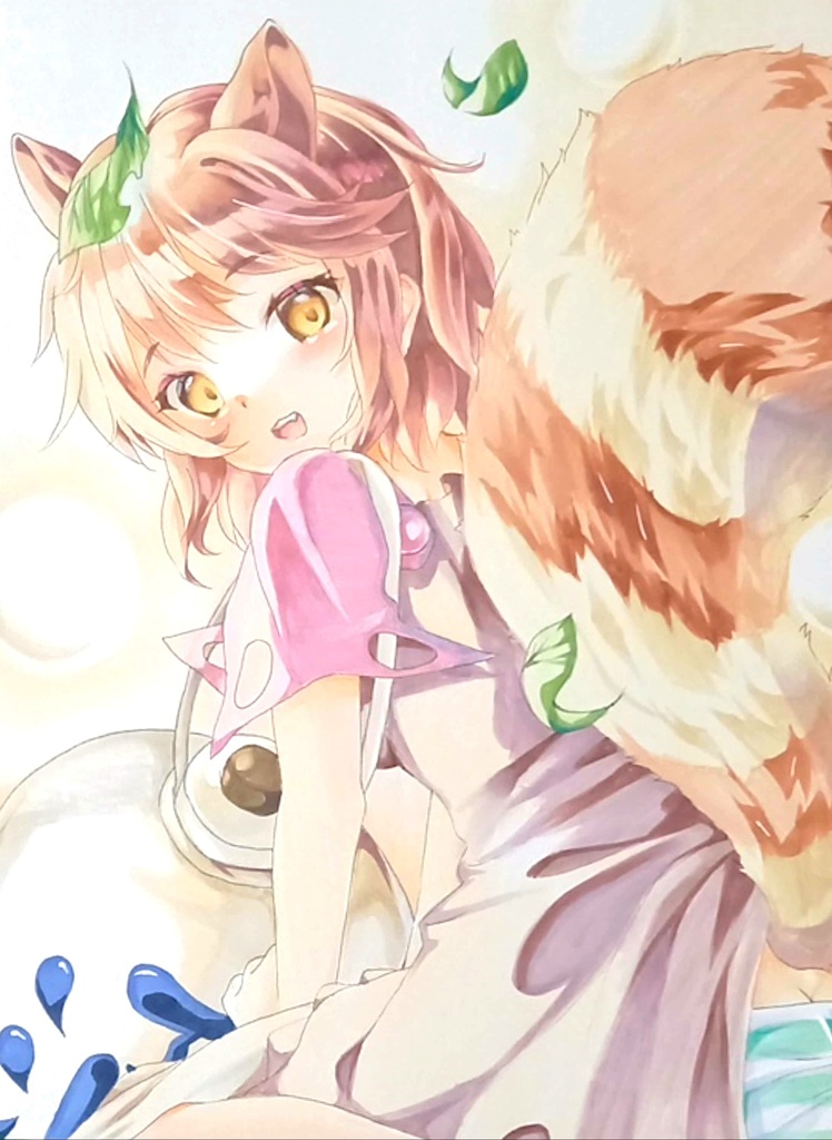 リクエストオーダー 手描きイラスト アナログイラスト コピック