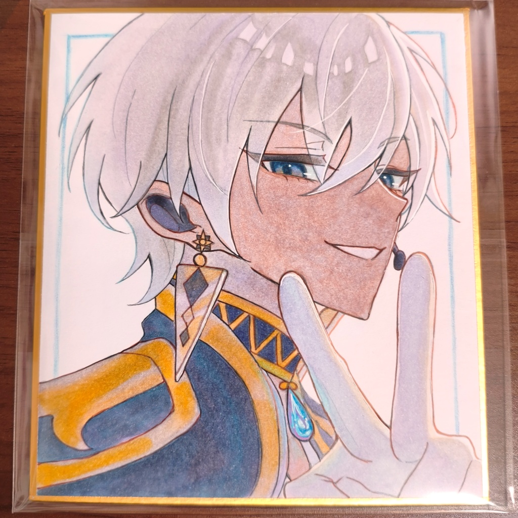 【原画色紙】イブラヒム　にじさんじ