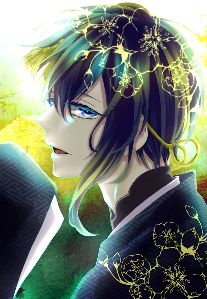 三日月宗近 蠟梅 ポストカード