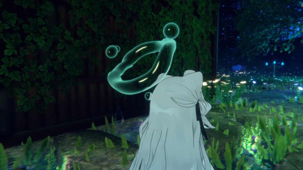 【パーティクル2種類あり】水ヘイロー【VRC想定】