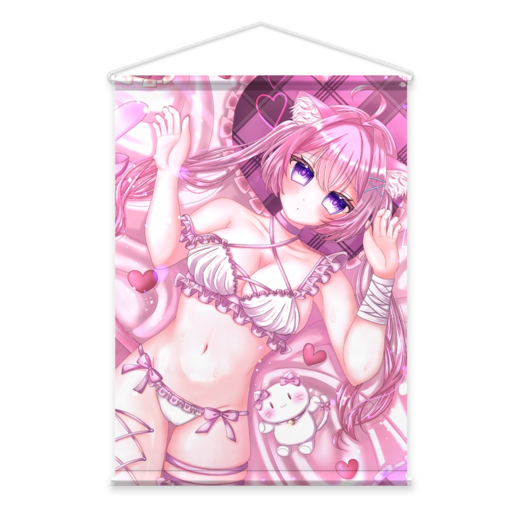 うちの子李(すもも)ちゃんB2ダブルスエードタペストリー