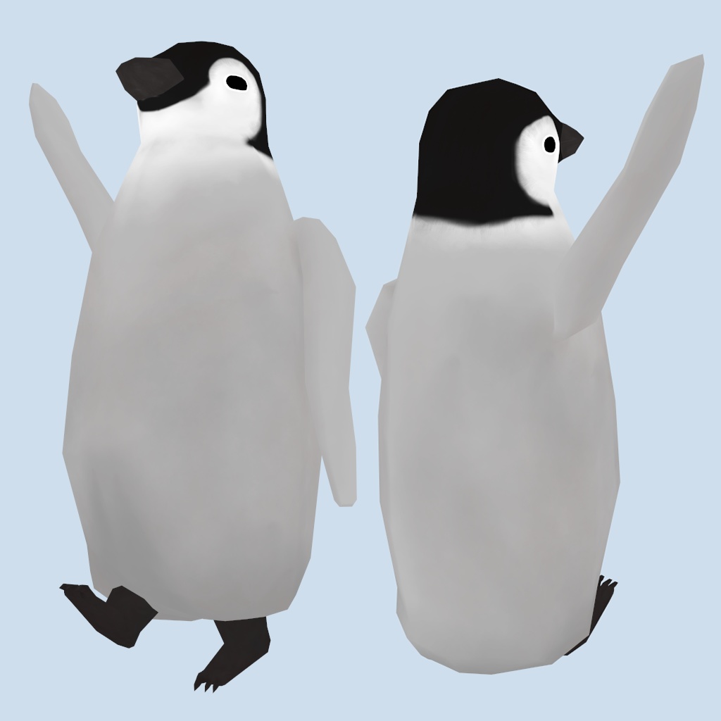 VR向け汎用3Dアバター 子ぺんぎん/PENGUIN