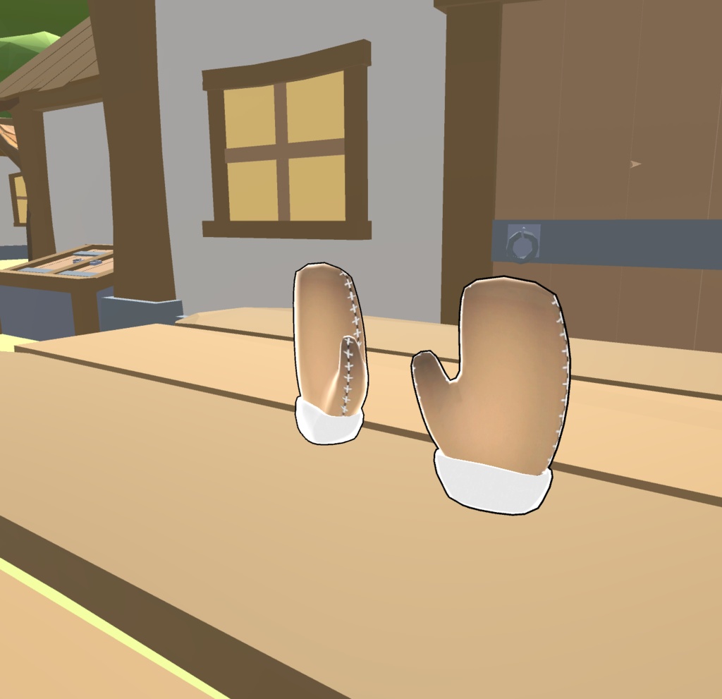 もこもこ手袋&おまけ