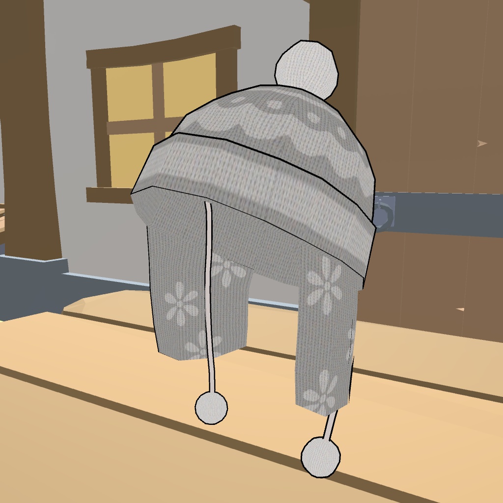 もこもこ帽子&おまけ