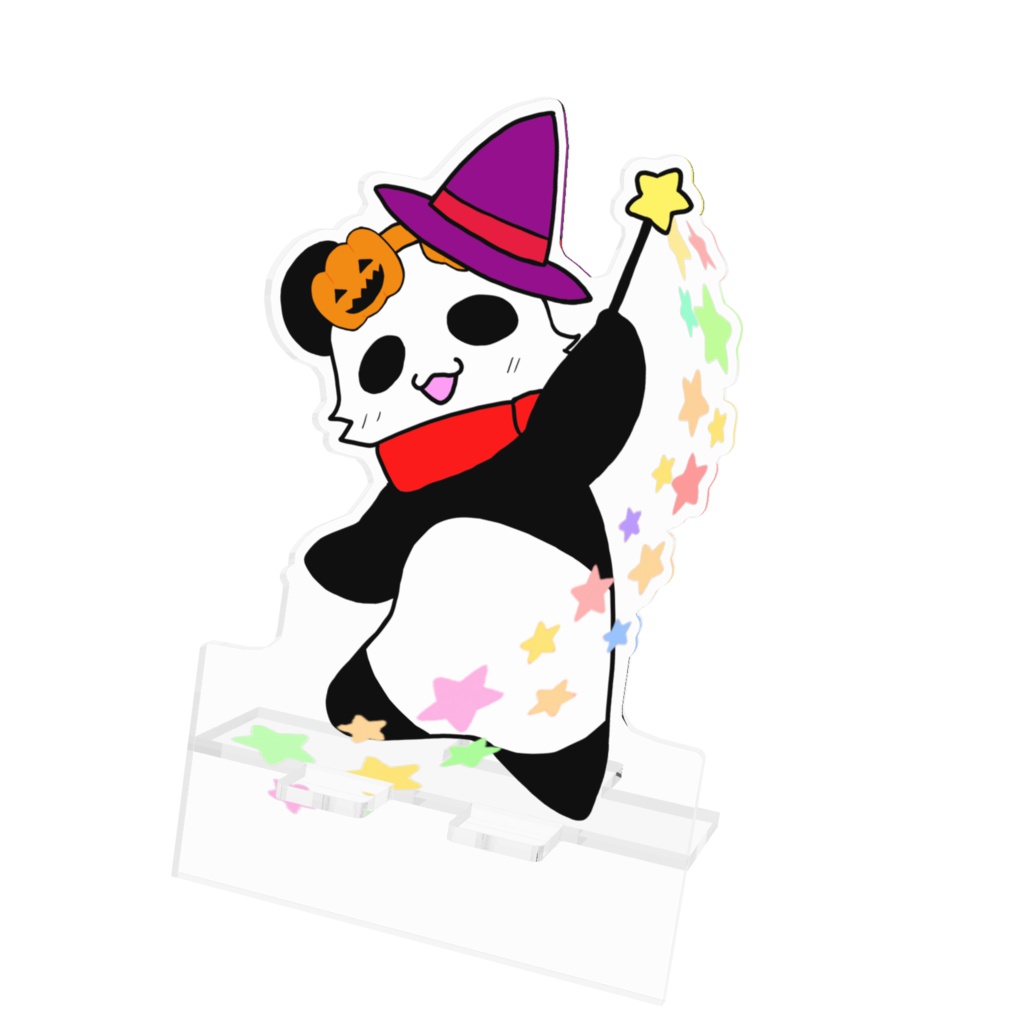 魔法使いぱんだぁす君 スマホスタンド