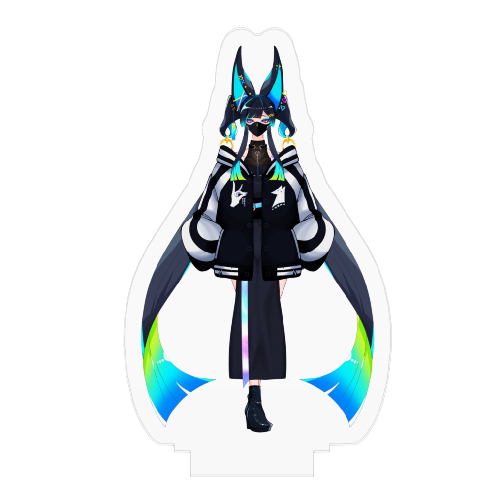 ストリートファッション/ツインテ アクリルフィギュア