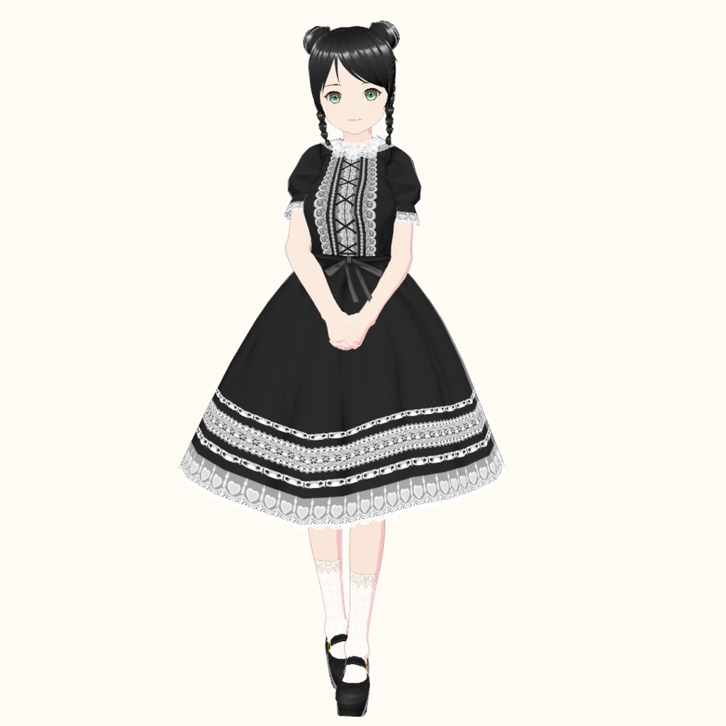 【VRoid】クラシカルロリィタ衣裳セット