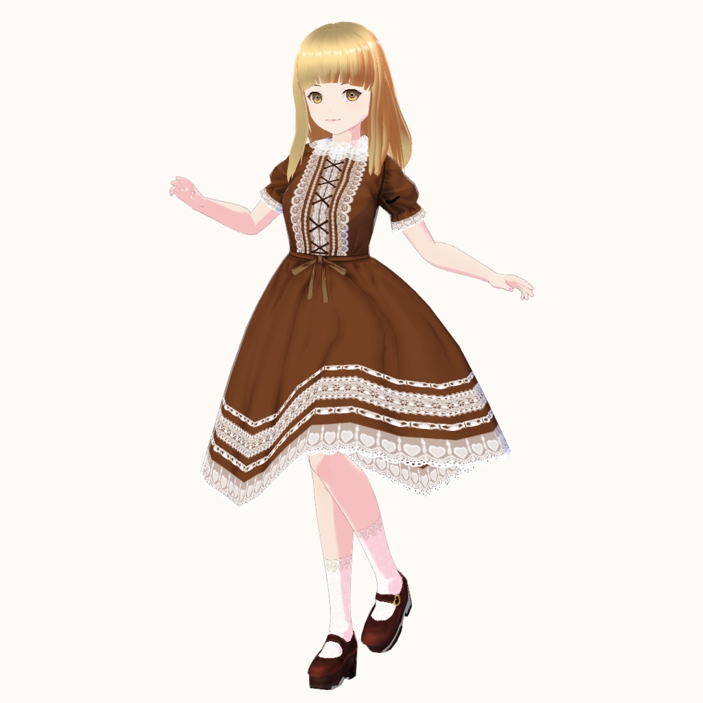【VRoid】クラシカルロリィタ衣裳セット