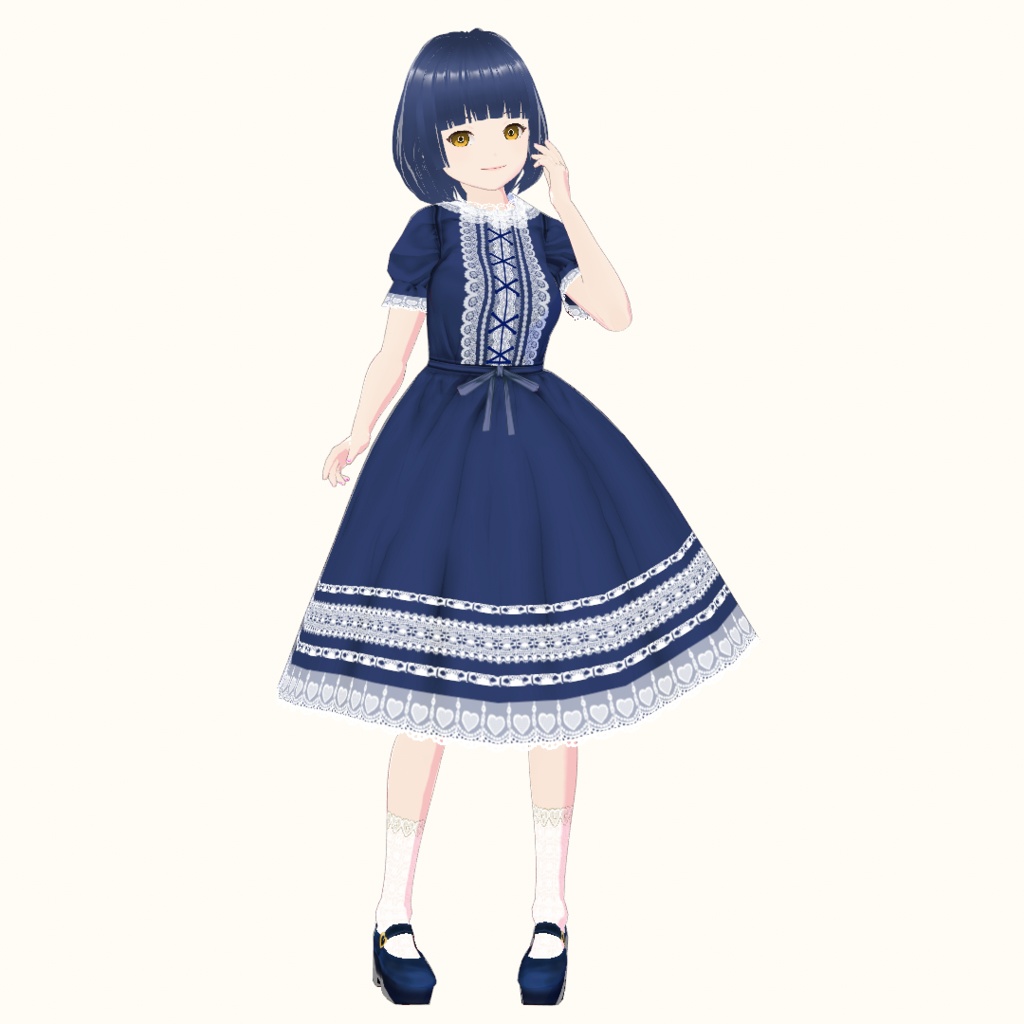 【VRoid】クラシカルロリィタ衣裳セット