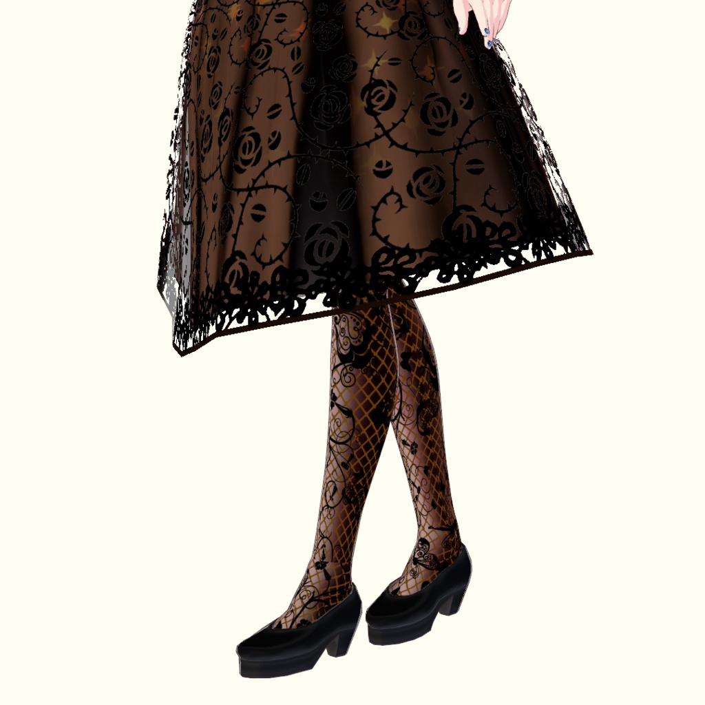 【VRoid】パーティードレス衣裳セット