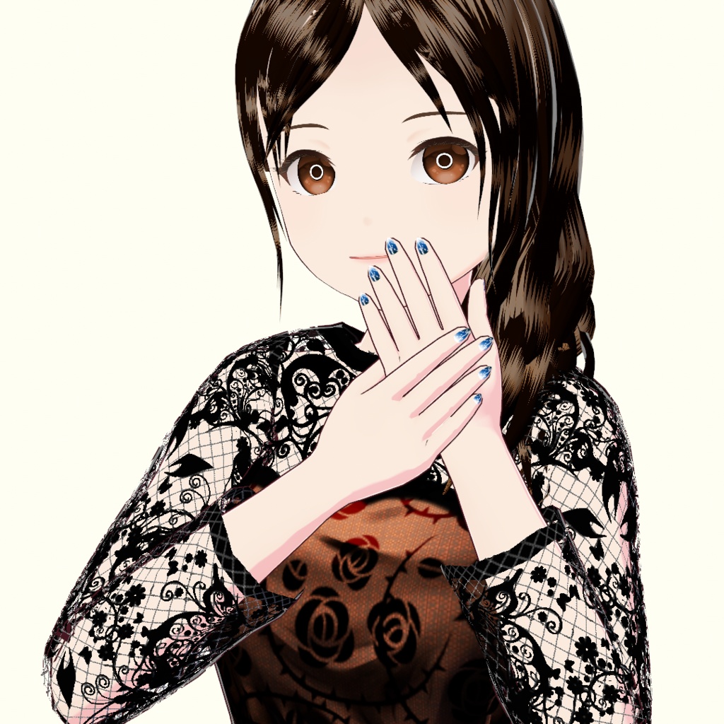 【VRoid】パーティードレス衣裳セット