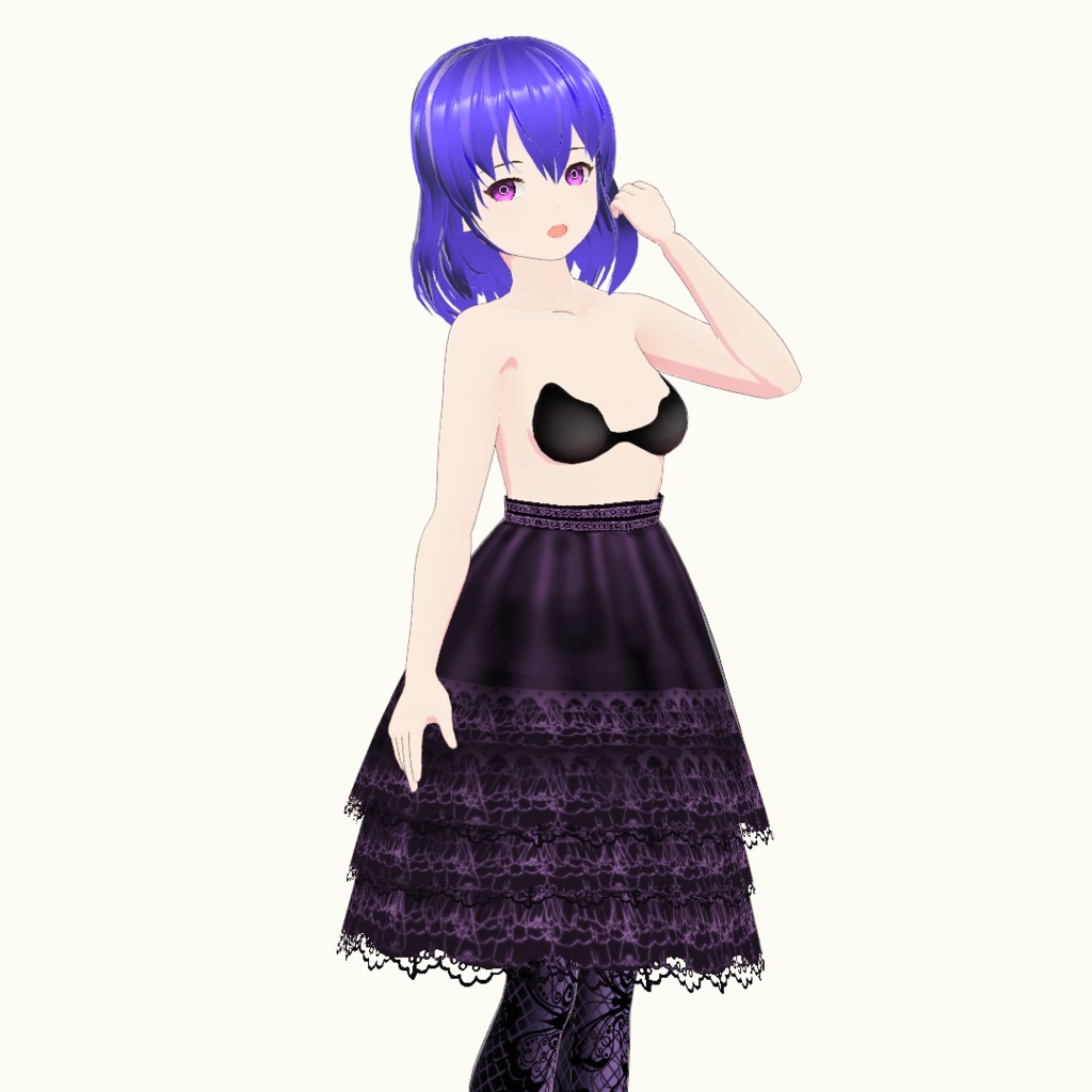 【VRoid】パーティードレス衣裳セット