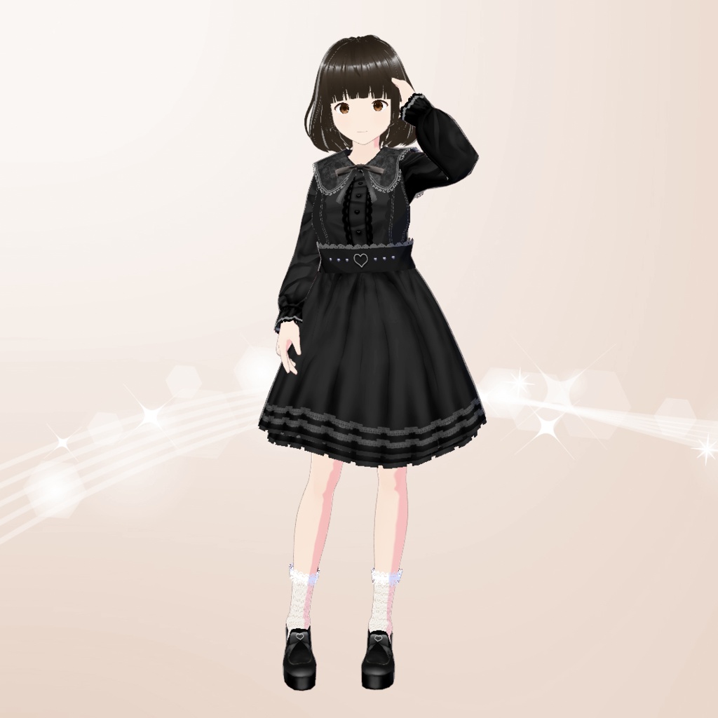 【VRoid】地雷ちゃんコーデセット Ver1.11