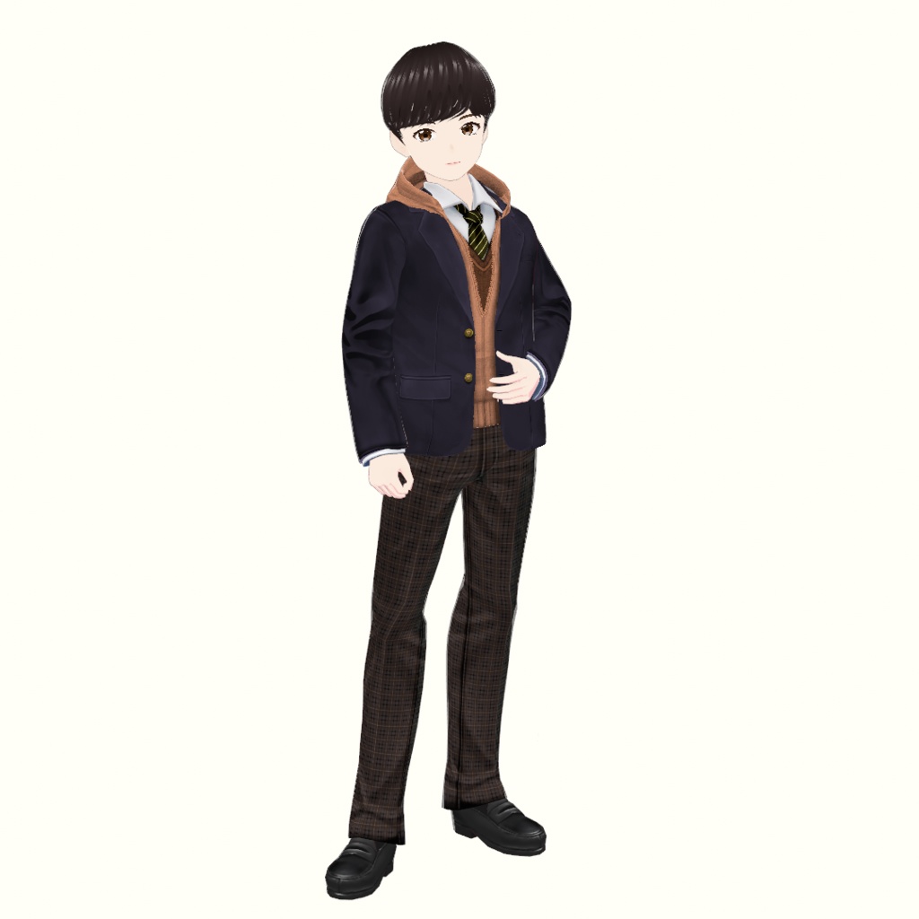 【VRoid】男子向け制服セット