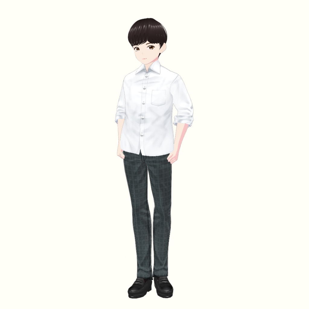 【VRoid】男子向け制服セット
