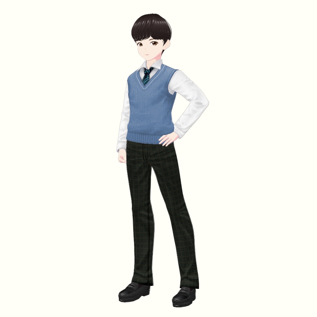 【VRoid】男子向け制服セット