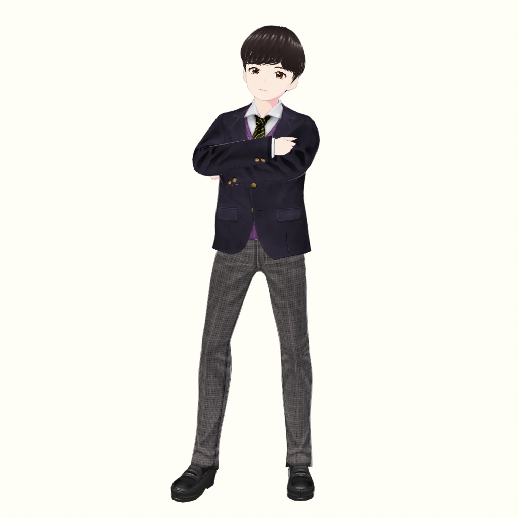【VRoid】男子向け制服セット
