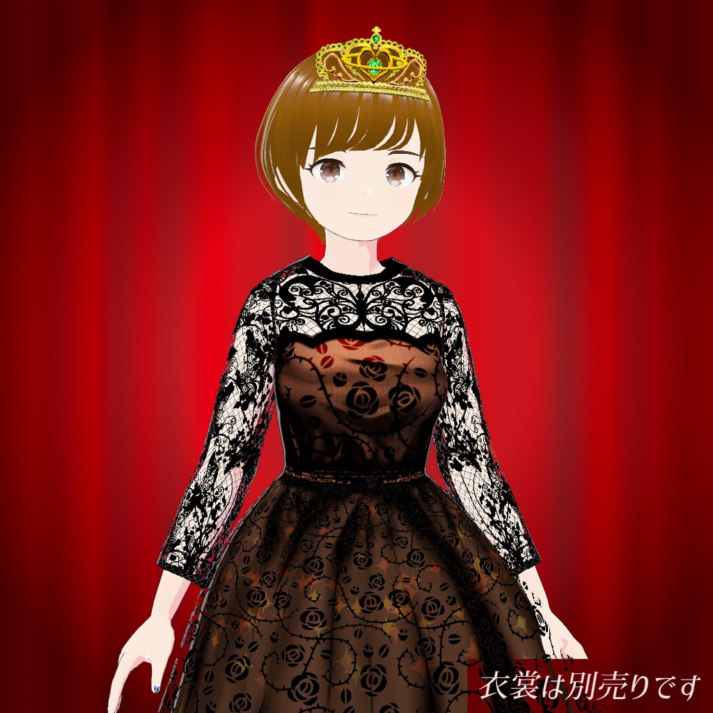 【VRoid】天使のティアラ・小悪魔のティアラ