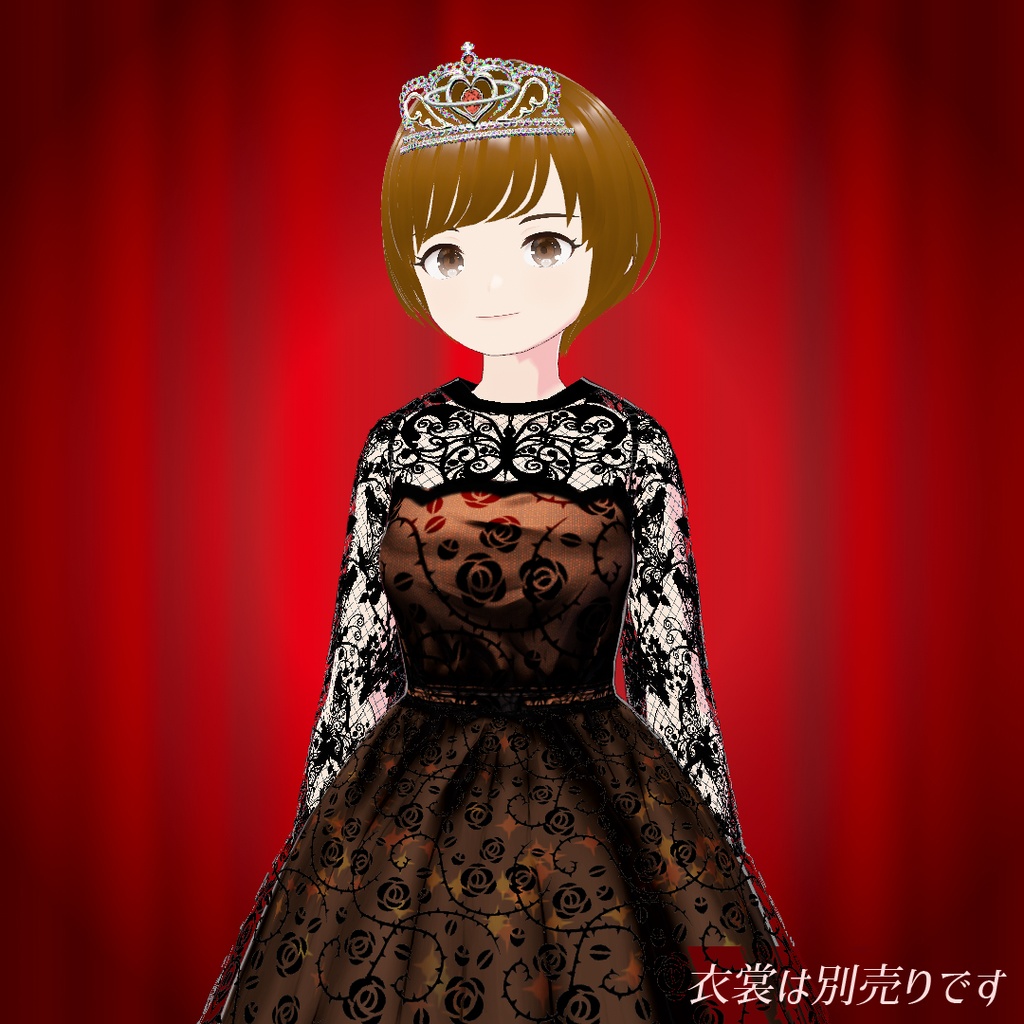 【VRoid】天使のティアラ・小悪魔のティアラ