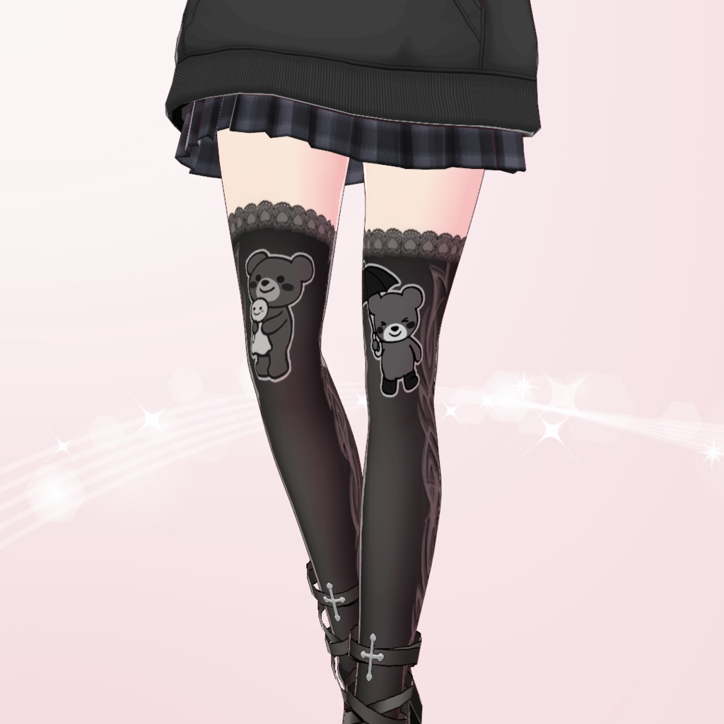 【VRoid】サブカル系病みかわコーデセット Subcultural Sickly Cute Coordinate set