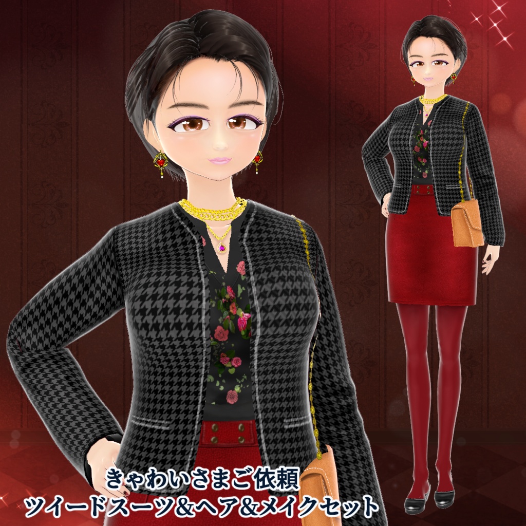 【VRoid】衣装・髪型・アクセサリーの有償依頼【一点物】お作りします