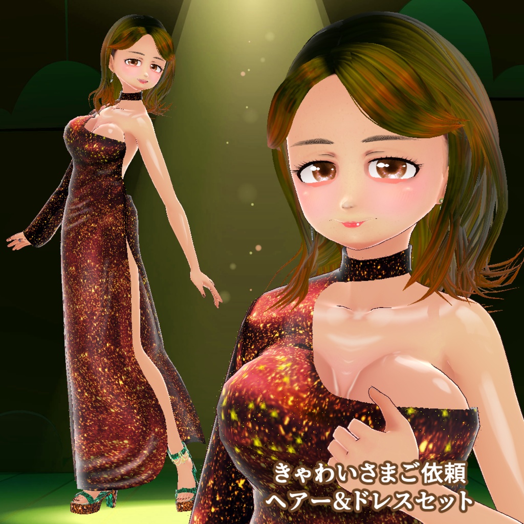 【VRoid】衣装・髪型・アクセサリーの有償依頼【一点物】お作りします