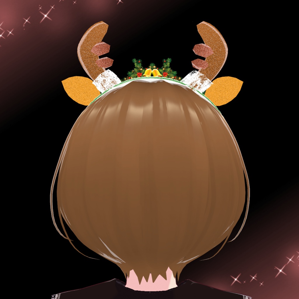 【VRoid】トナカイのカチューシャ (Reindeer catsuit)