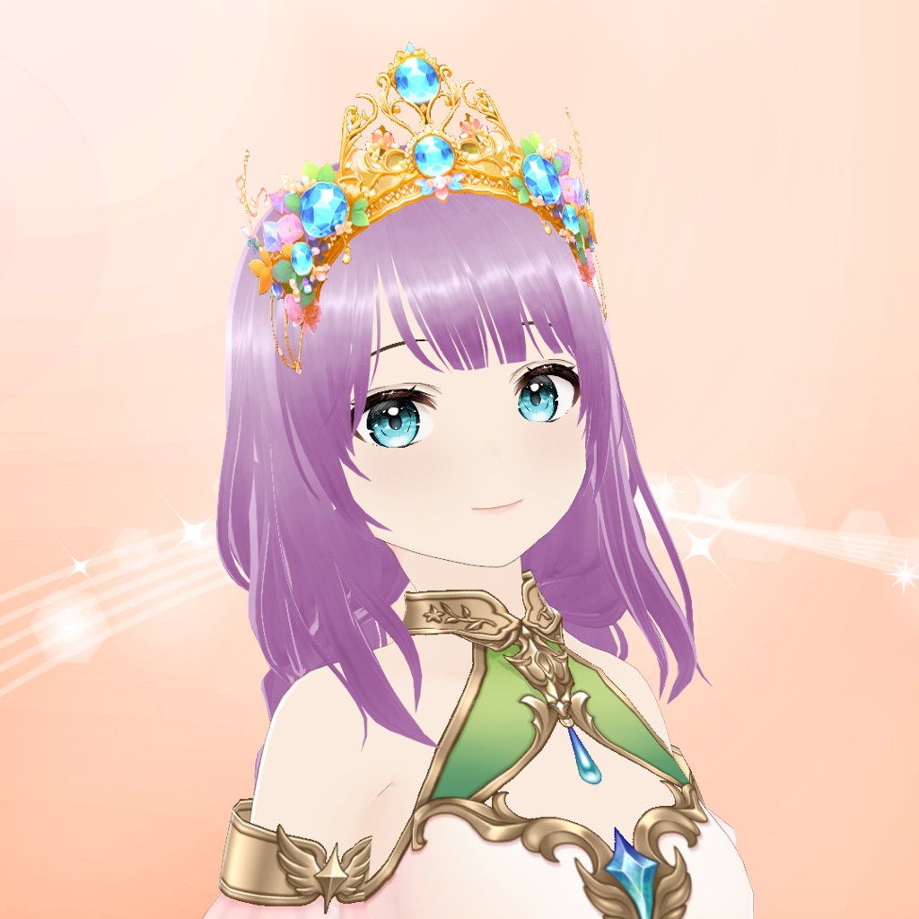 【VRoid】猫耳のティアラ