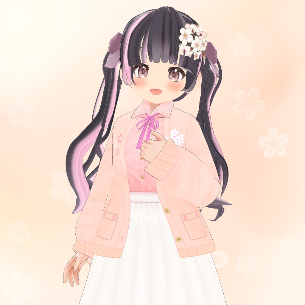 【VRoid】ふわふわパステル・コーデセット