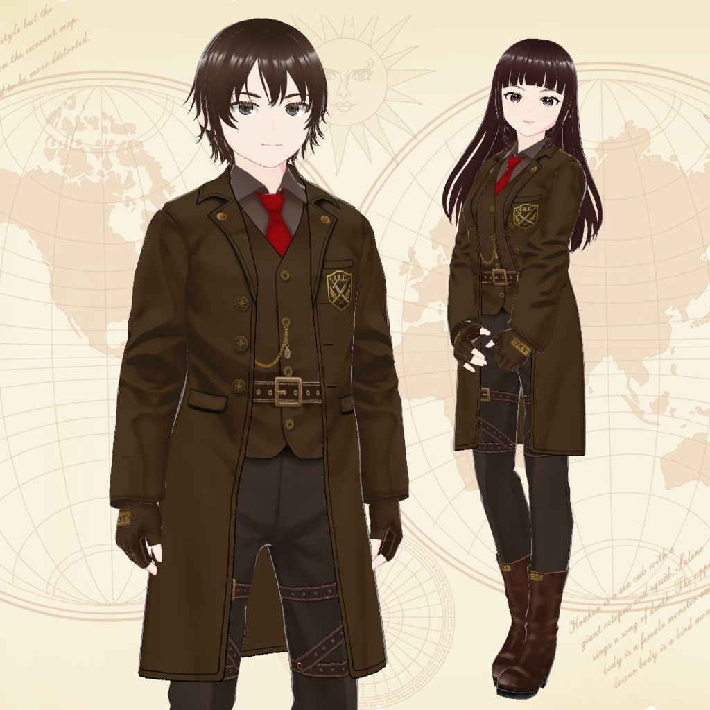 【VRoid】センチネル・ストラテジック衣装セット