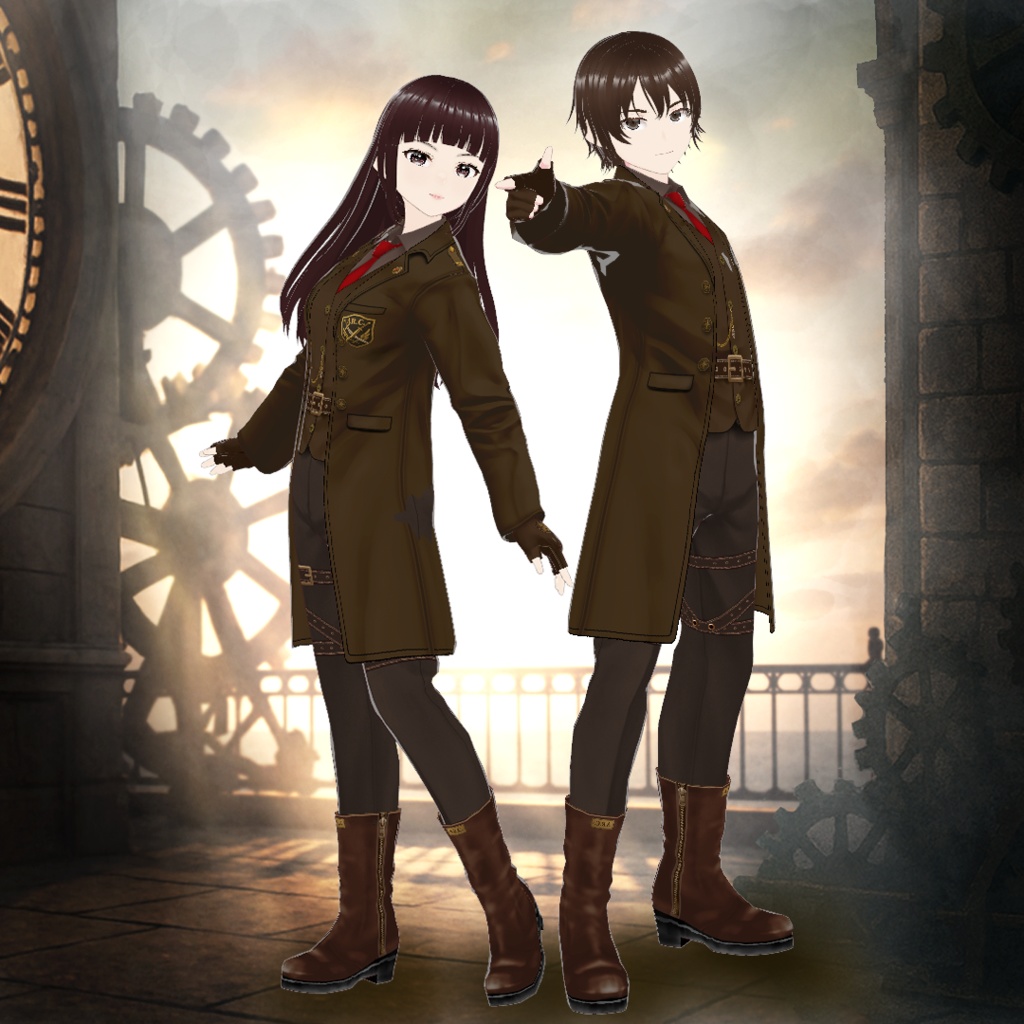 【VRoid】センチネル・ストラテジック衣装セット