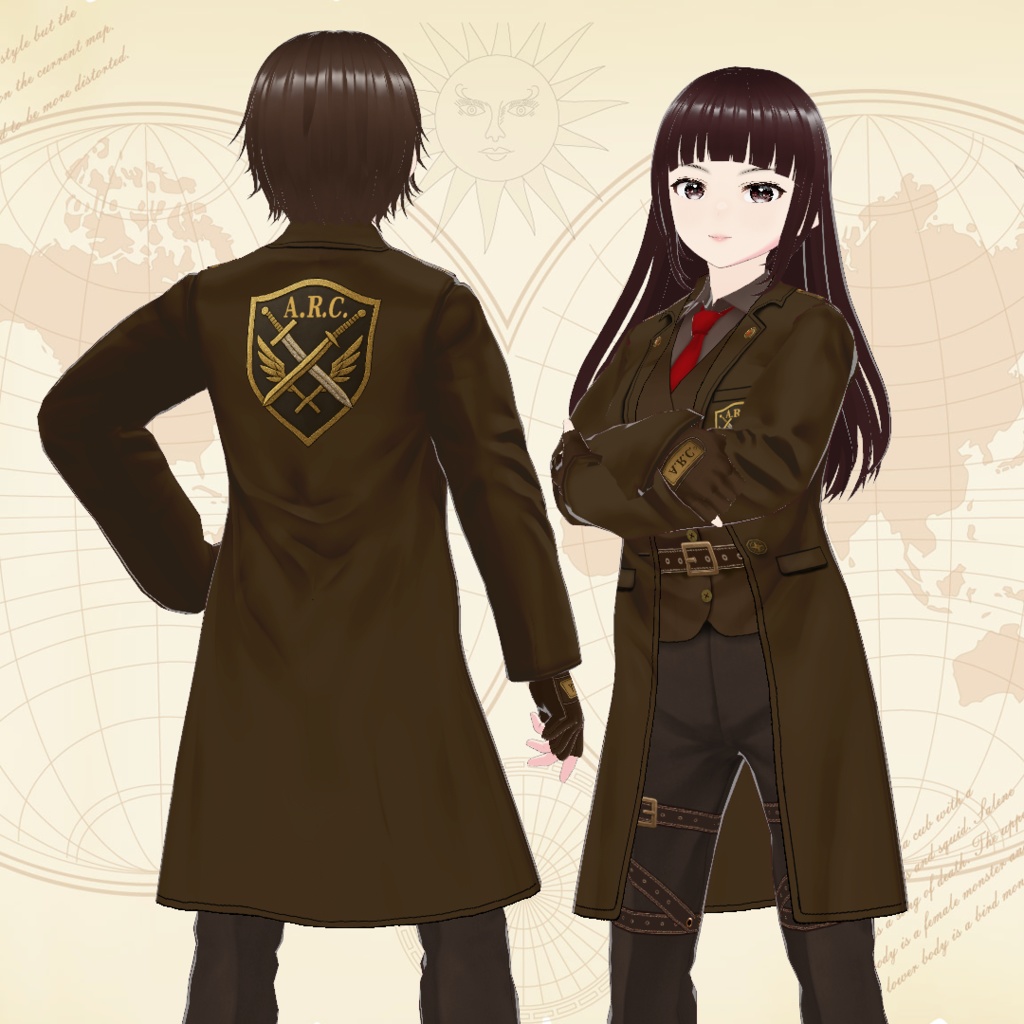 【VRoid】センチネル・ストラテジック衣装セット