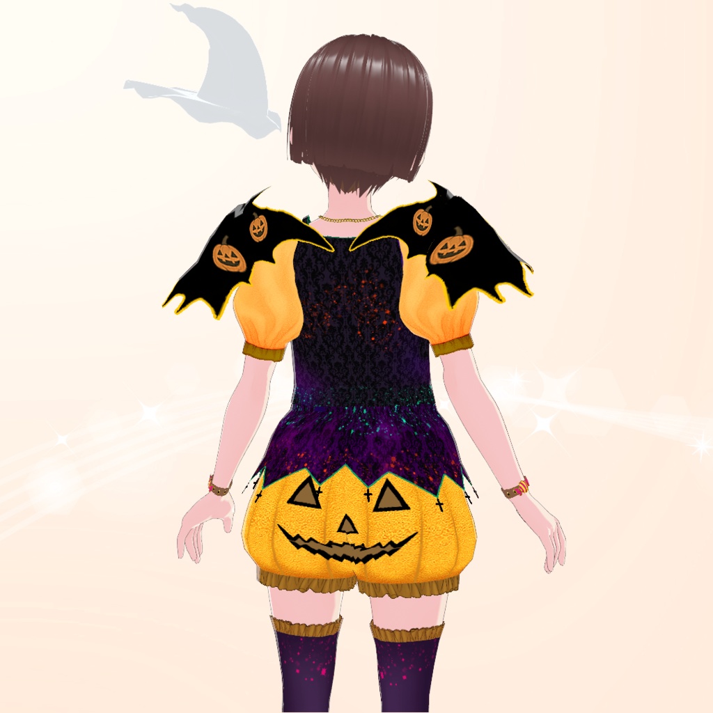 【VRoid】ハロウィン衣装 パンプキン・パレード