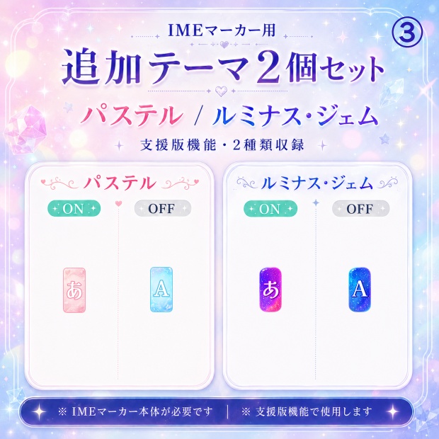 IMEマーカー用追加テーマ